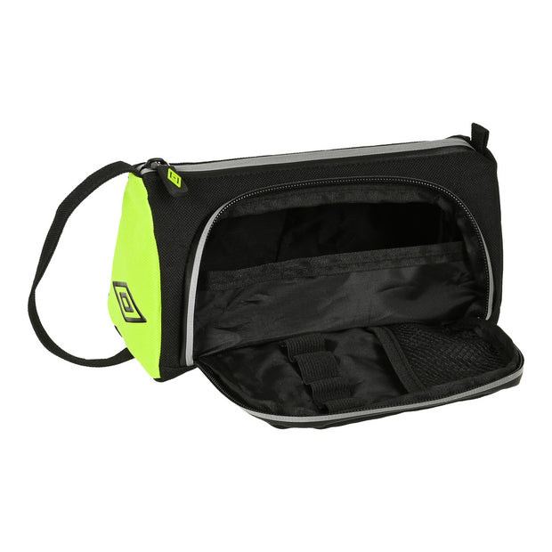 School Case Umbro Essentials Black Lime (20 x 11 x 8.5 cm)
