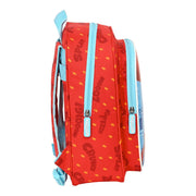 School Bag SuperThings Kazoom kids Red Light Blue (27 x 33 x 10 cm)