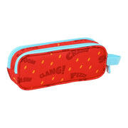 School Case SuperThings Kazoom Kids Red Light Blue (21 x 8 x 6 cm)