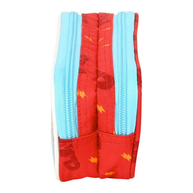 School Case SuperThings Kazoom Kids Red Light Blue (21 x 8 x 6 cm)