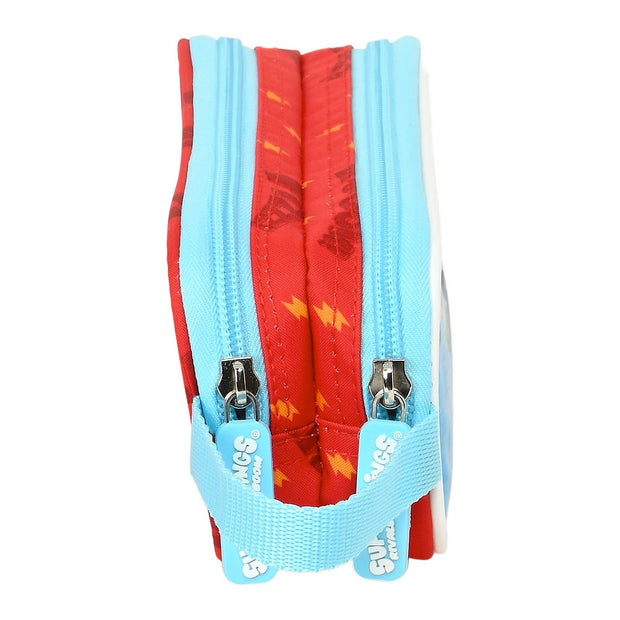 School Case SuperThings Kazoom Kids Red Light Blue (21 x 8 x 6 cm)