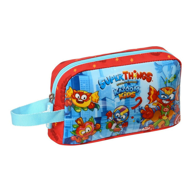 Thermo-Vesperbox SuperThings Kazoom Kids Rot Hellblau (21.5 x 12 x 6.5 cm)