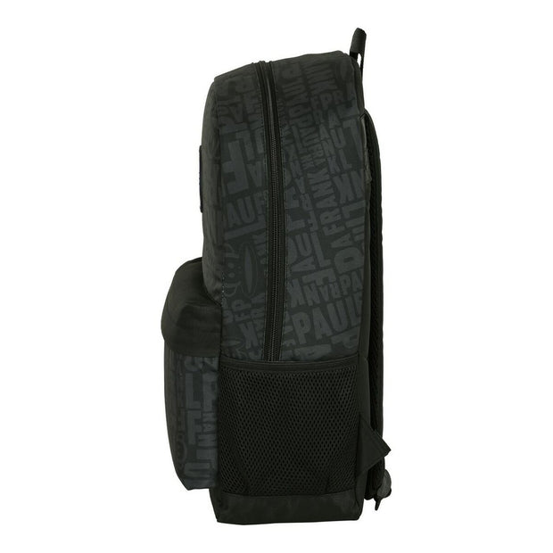 School Bag Paul Frank Team player Black (30 x 46 x 14 cm)