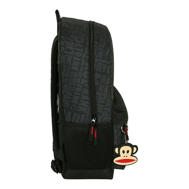 School Bag Paul Frank Team player Black (30 x 46 x 14 cm)