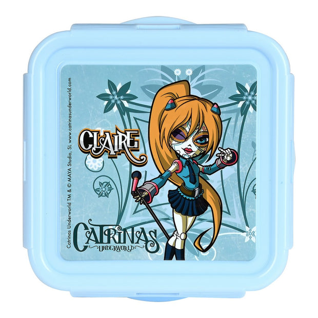 Lunchbox Catrinas Claire, noelia y lila Polyurethan Blau (13 x 7.5 x 13 cm)