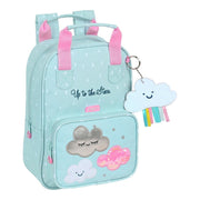 School Bag Glow Lab Nube Light Blue (20 x 28 x 8 cm)