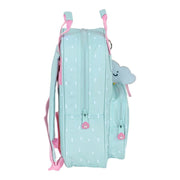 School Bag Glow Lab Nube Light Blue (20 x 28 x 8 cm)