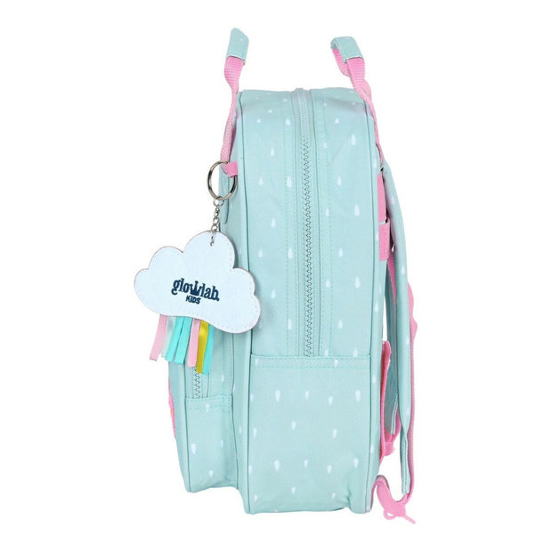 School Bag Glow Lab Nube Light Blue (20 x 28 x 8 cm)