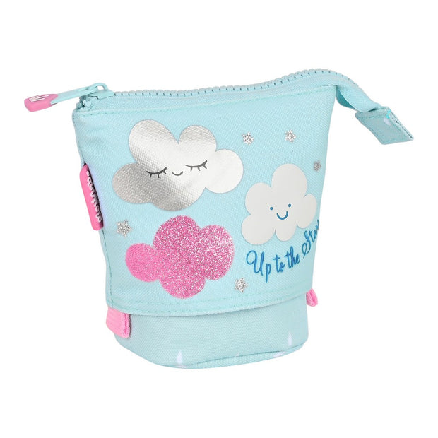 Pencil Holder Case Glow Lab Nube Light Blue (8 x 19 x 6 cm)