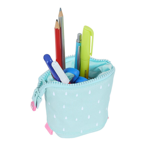 Pencil Holder Case Glow Lab Nube Light Blue (8 x 19 x 6 cm)