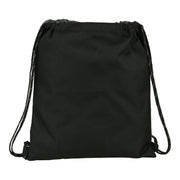 Backpack with Strings BlackFit8 Skull Black Grey (35 x 40 x 1 cm)