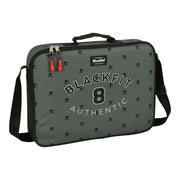 School Satchel BlackFit8 Skull Black Grey (38 x 28 x 6 cm)