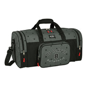 Sporttasche BlackFit8 Skull Schwarz Grau (55 x 26 x 27 cm)