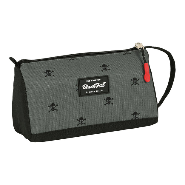 School Case BlackFit8 Skull Black Grey (20 x 11 x 8.5 cm) (32 Pieces)