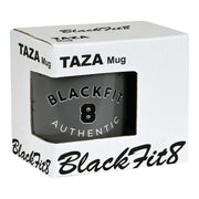 Henkelbecher BlackFit8 Skull aus Keramik Schwarz Grau (350 ml)
