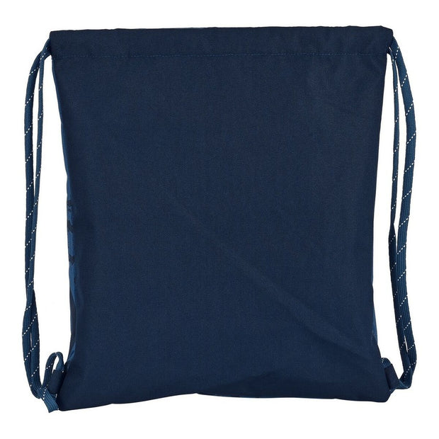 Backpack with Strings BlackFit8 Stamp Blue (35 x 40 x 1 cm)