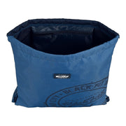 Backpack with Strings BlackFit8 Stamp Blue (35 x 40 x 1 cm)