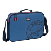 School Satchel BlackFit8 Stamp Blue (38 x 28 x 6 cm)