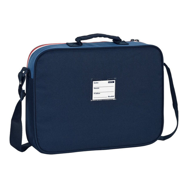 School Satchel BlackFit8 Stamp Blue (38 x 28 x 6 cm)