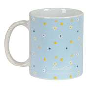 Henkelbecher BlackFit8 Daisies aus Keramik Hellblau (350 ml)