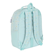 School Bag BlackFit8 Daisies Blue