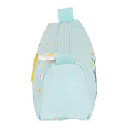 School Case BlackFit8 Daisies Light Blue (21 x 8 x 7 cm)