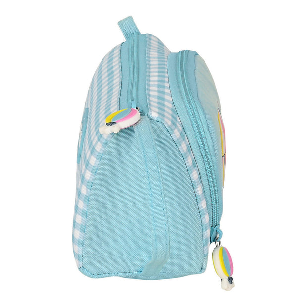 School Case BlackFit8 Fly with me White Sky blue (20 x 11 x 8.5 cm)