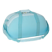 Sporttasche BlackFit8 Fly With Me Weiß Himmelsblau (50 x 26 x 20 cm)