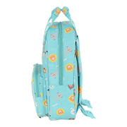School Bag Safta Cat Turquoise (20 x 28 x 8 cm)