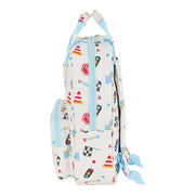 School Bag Safta My car White Multicolour (20 x 28 x 8 cm)