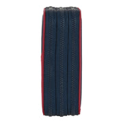 Triple Pencil Case F.C. Barcelona Corporativa Blue Maroon (12.5 x 20.5 x 6 cm) (41 Pieces)