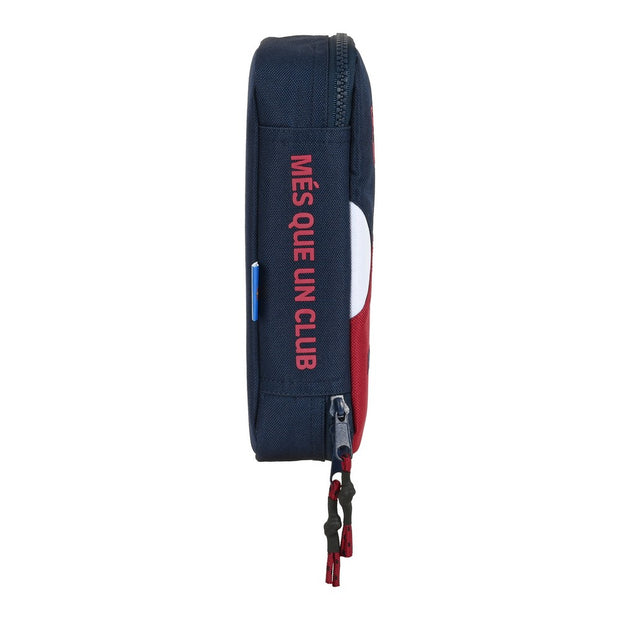 School Case F.C. Barcelona Blue Maroon (22 x 5 x 8 cm)