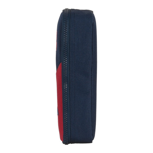 School Case F.C. Barcelona Blue Maroon (22 x 5 x 8 cm)