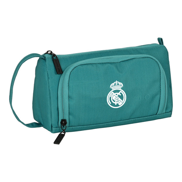 School Case Real Madrid C.F. White Turquoise Green (20 x 11 x 8.5 cm) (32 Pieces)