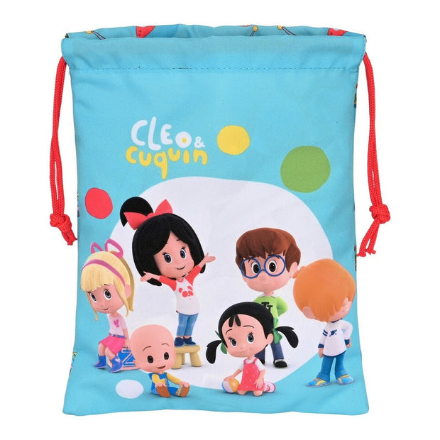 Lunchbox Cleo & Cuquin Good Night Blau (20 x 25 x 2 cm)