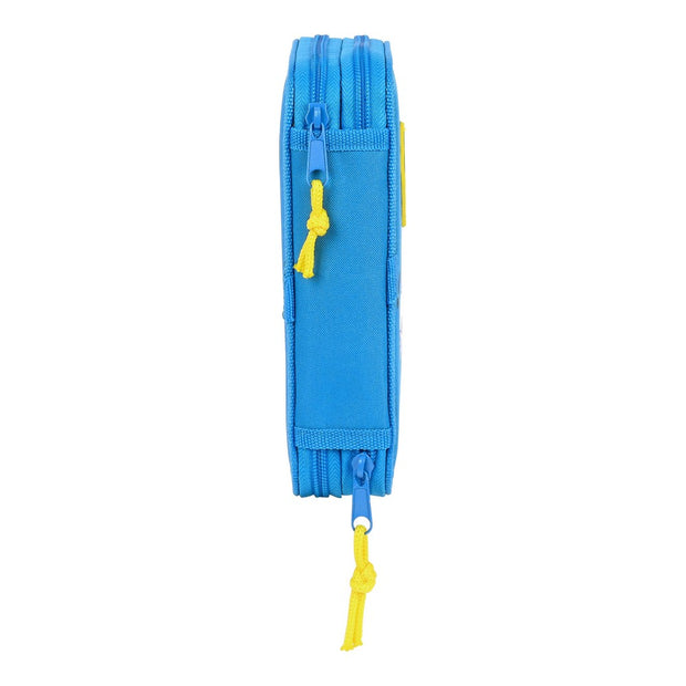 Double Pencil Case El Hormiguero Blue (12.5 x 19.5 x 4 cm) (28 pcs)
