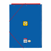 Folder Super Mario Red Blue A4 (26 x 33.5 x 2.5 cm)
