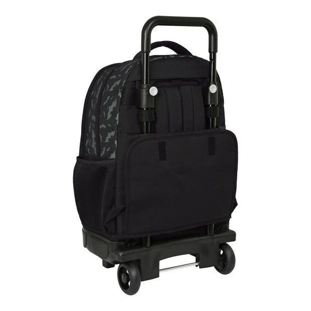 School Rucksack with Wheels Batman Hero Black (33 x 45 x 22 cm)