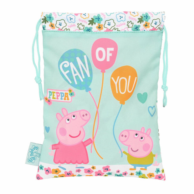 Lunchbox Peppa Pig Cosy corner Sack Hellblau (20 x 25 cm)