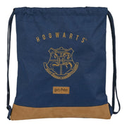 Backpack with Strings Harry Potter Magical Brown Navy Blue (35 x 40 x 1 cm)