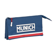 Triple Carry-all Munich Soon Blue (22 x 12 x 3 cm)