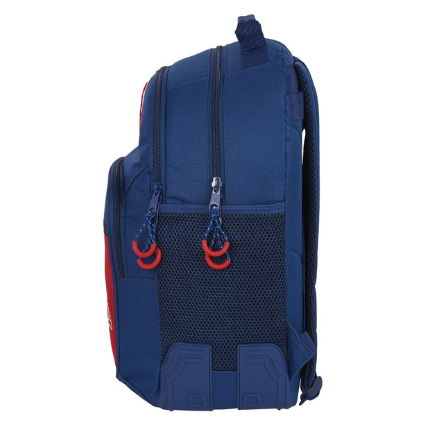 School Bag Safta University Red Navy Blue (32 x 42 x 15 cm)