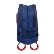 Double Carry-all Safta University Red Navy Blue (21 x 8 x 6 cm)