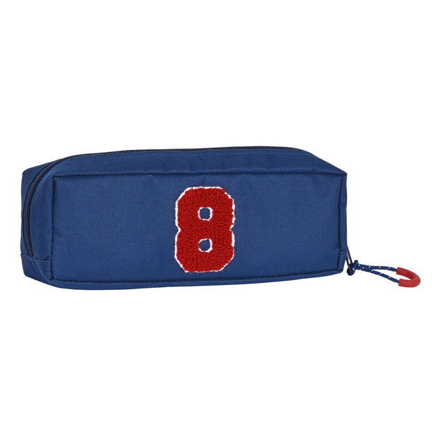 School Case Safta University Red Navy Blue (21 x 8 x 8 cm)