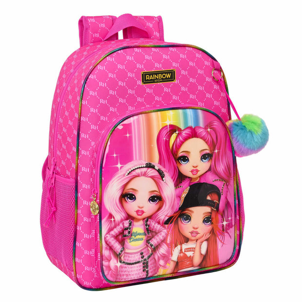 School Bag Rainbow High Fuchsia (33 x 42 x 14 cm)