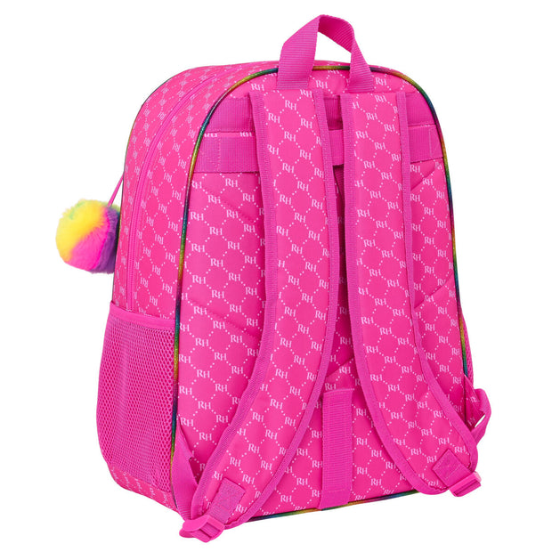 School Bag Rainbow High Fuchsia (33 x 42 x 14 cm)