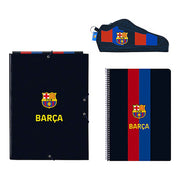 Stationery Set F.C. Barcelona 3 Pieces