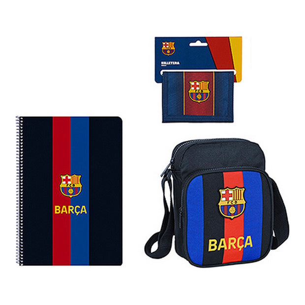 Stationery Set F.C. Barcelona 3 Pieces