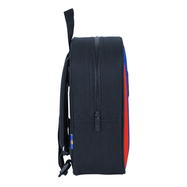 School Bag F.C. Barcelona Maroon Navy Blue (22 x 27 x 10 cm)