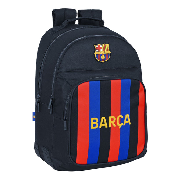 School Bag F.C. Barcelona Maroon Navy Blue (32 x 42 x 15 cm)